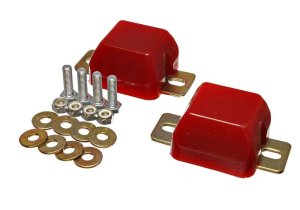 Ford F-250 Super Duty Bump Stops - Front - Energy Suspension - Hyper-Flex Performance Polyurethane - Red - `99-`04